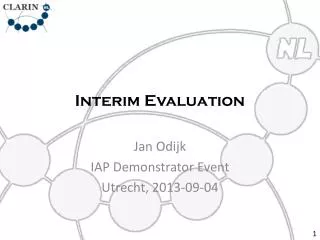 Interim Evaluation