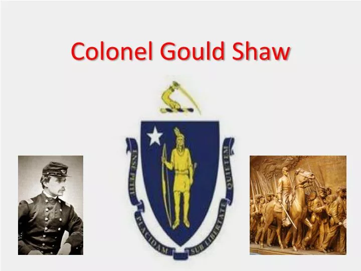 colonel gould shaw