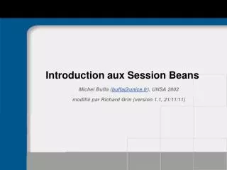 introduction aux session beans