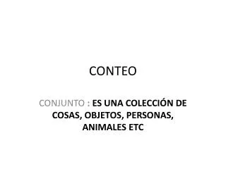 conteo