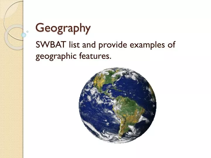 geography