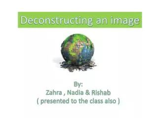 Deconstructing an image