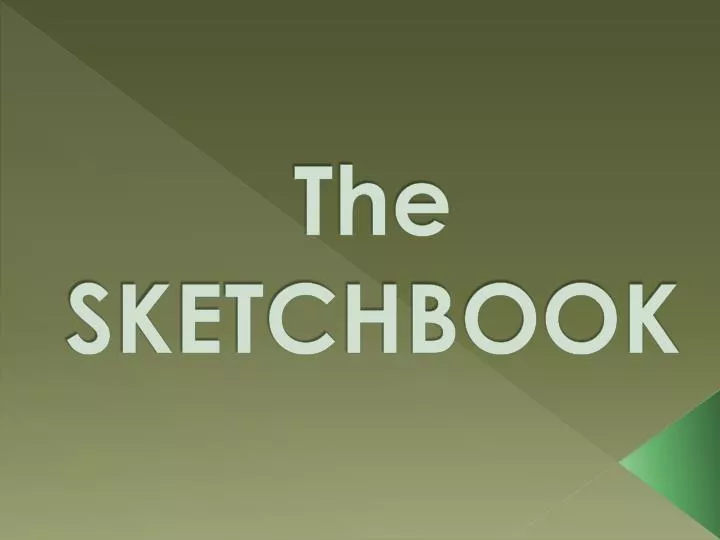 the sketchbook