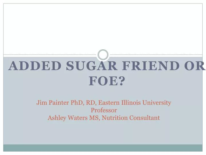 jim painter phd rd eastern illinois university professor ashley waters ms nutrition consultant