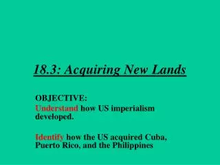18.3: Acquiring New Lands
