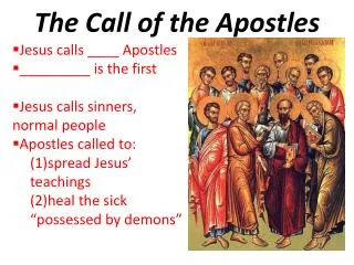 The Call of the Apostles