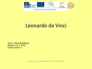 leonardo da vinci
