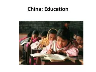 China: Education