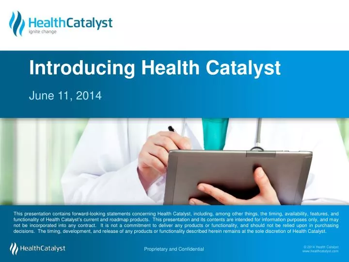 introducing health catalyst