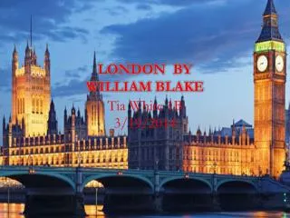 London by William Blake