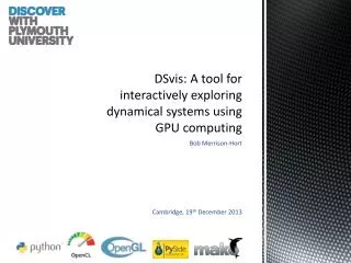 DSvis : A tool for interactively exploring dynamical systems using GPU computing