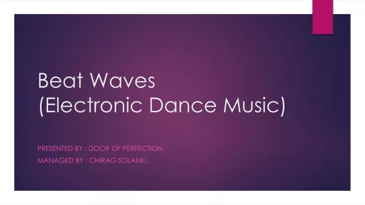 beat waves electronic dance music