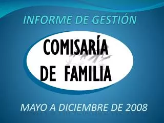 informe de gesti n