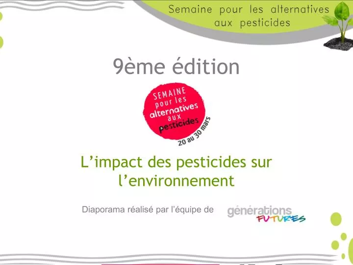9 me dition l impact des pesticides sur l environnement