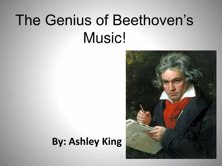 the genius of beethoven s music