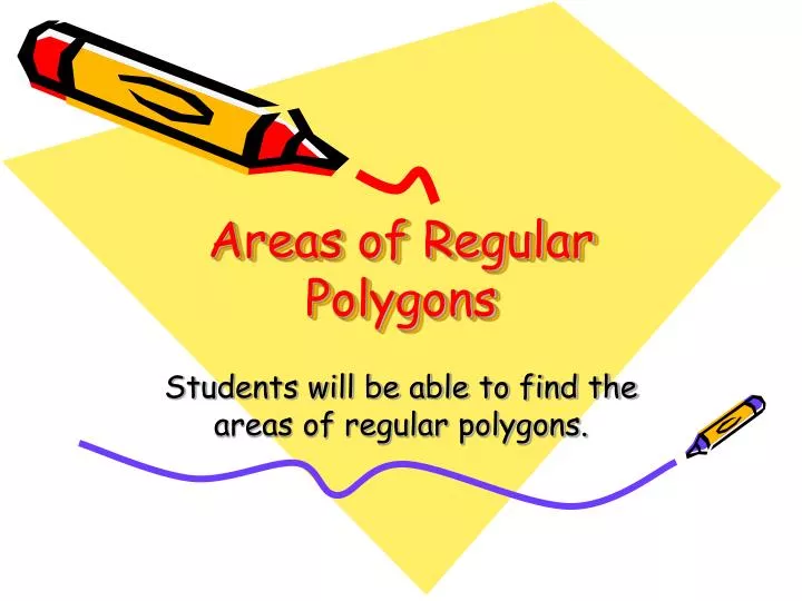 areas of regular polygons