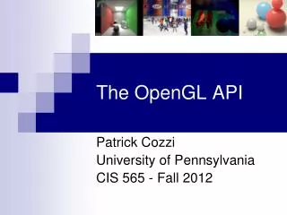 The OpenGL API