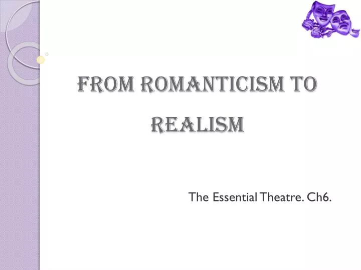 from romanticism to realism