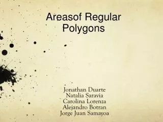 Areasof Regular Polygons