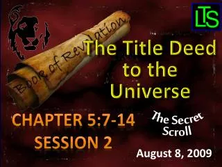 Chapter 5:7-14 Session 2
