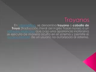 troyanos
