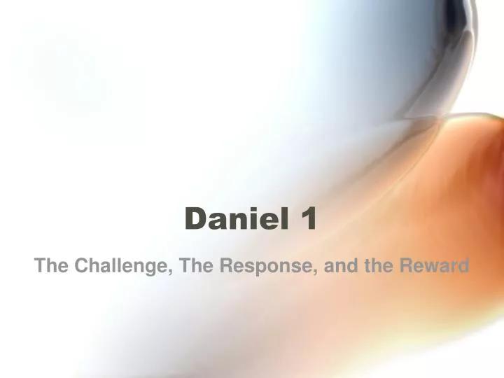 daniel 1