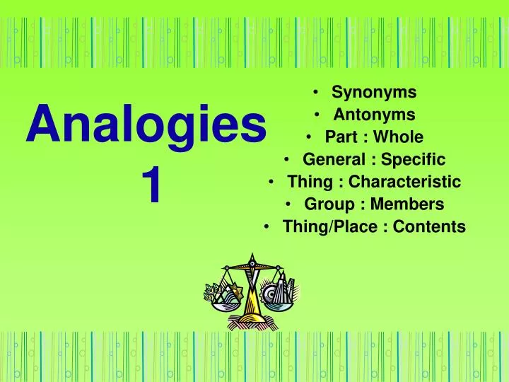 analogies 1