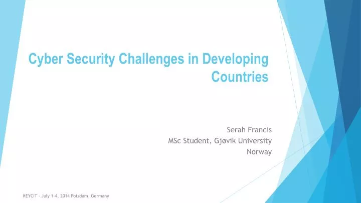 cyber security challenges in developing countries