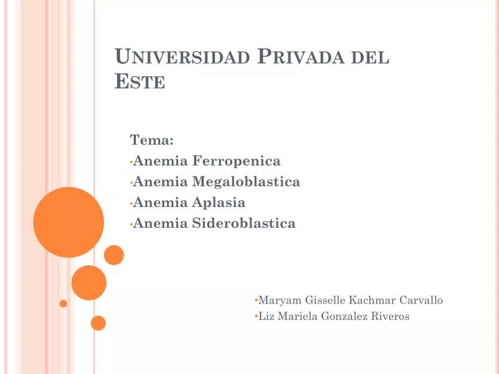 universidad privada del este