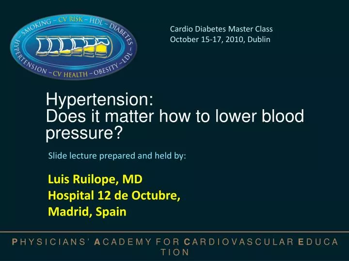 hypertension does it matter how to lower blood pressure