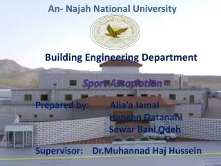 An- Najah National University