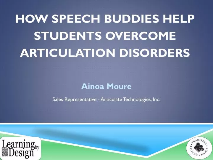 how speech buddies help students overcome articulation disorders