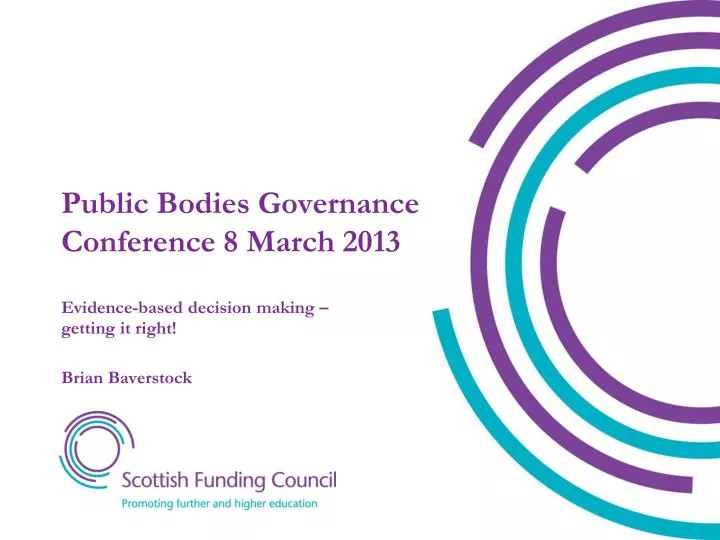 public bodies governance conference 8 march 2013