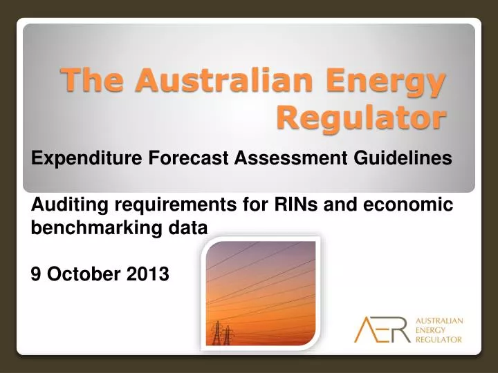 the australian energy regulator