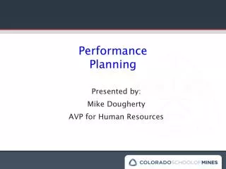 Performance Planning