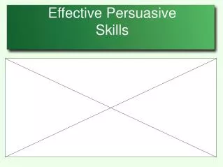 Effective Persuasive Skills