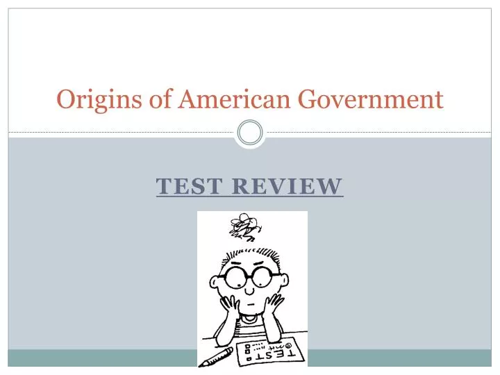 origins of american government