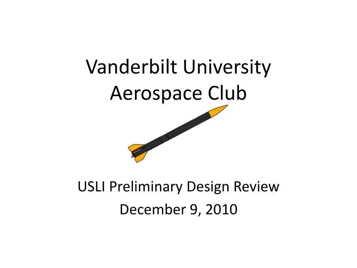vanderbilt university aerospace club