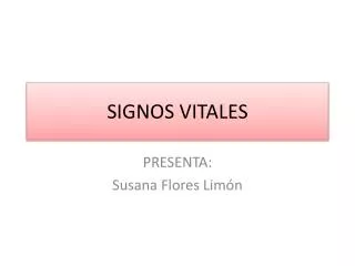 signos vitales