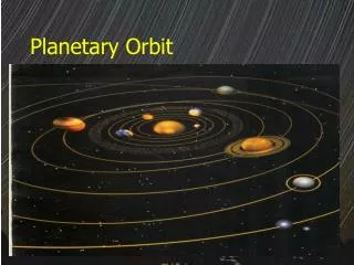 Planetary Orbit