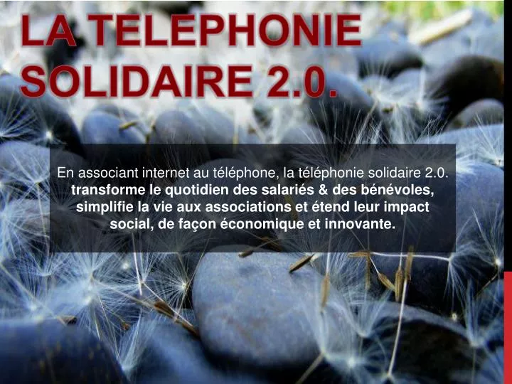 la telephonie solidaire 2 0