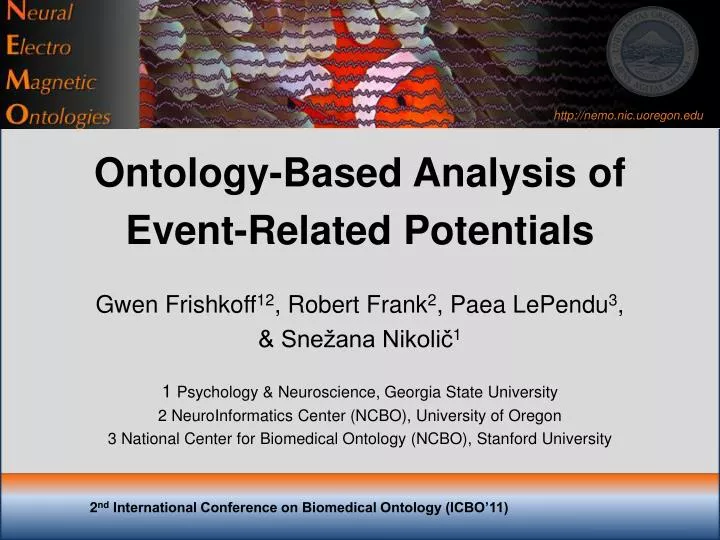 2 nd international conference on biomedical ontology icbo 11