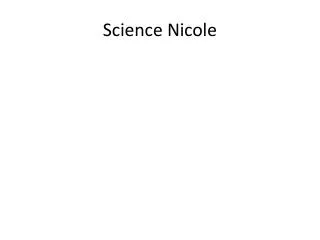 Science Nicole
