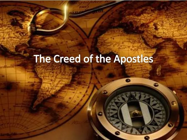the creed of the apostles
