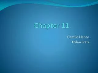 Chapter 11.