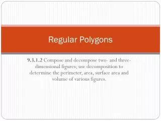 regular polygons