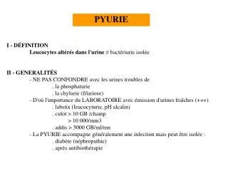pyurie