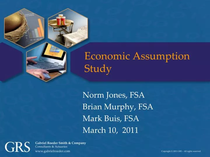 economic assumption study