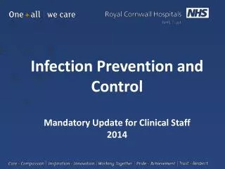 Infection Prevention and Control Mandatory Update for Clinical Staff 2014