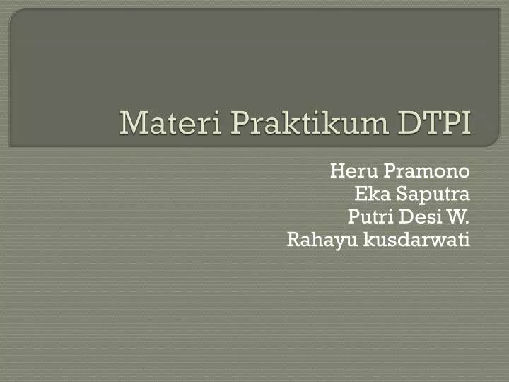 materi praktikum dtpi